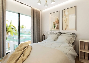 شقق على البحر في مجمع من الدرجة الممتازة 