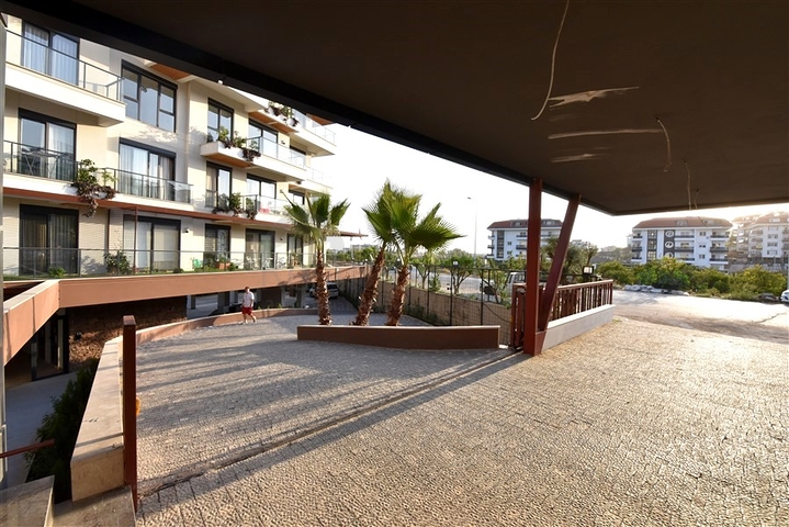 شقة 1+1 في مجمع جديد مع بنية تحتية في منطقة أوبا 