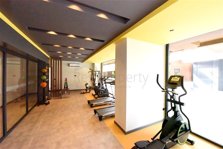 شقة 1+1 في مجمع جديد مع بنية تحتية في منطقة أوبا 