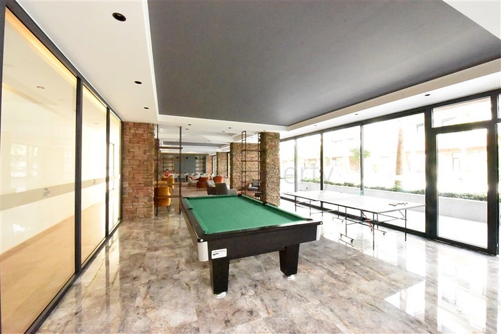 شقة 1+1 في مجمع جديد مع بنية تحتية في منطقة أوبا 