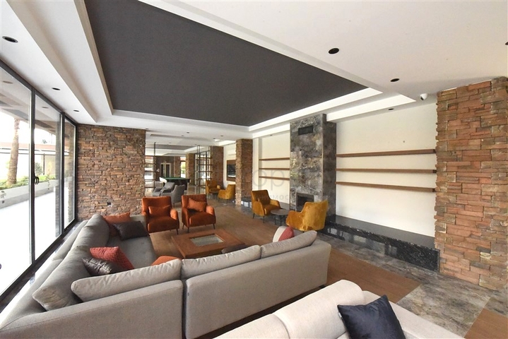 شقة 1+1 في مجمع جديد مع بنية تحتية في منطقة أوبا 