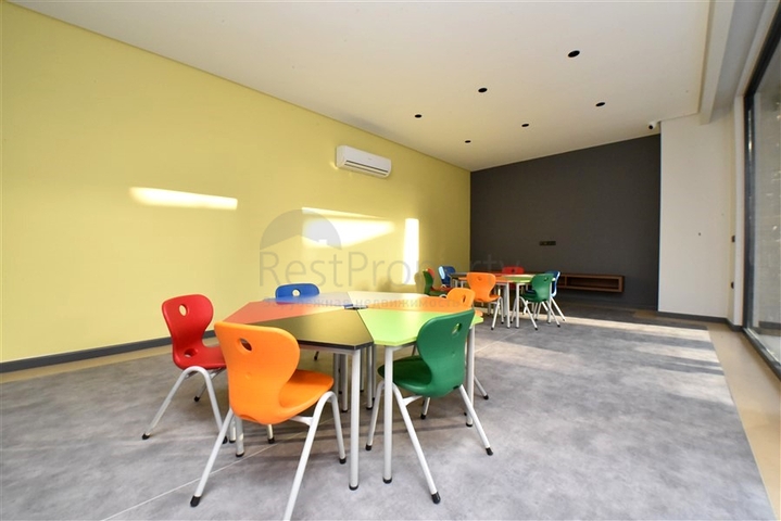 شقة 1+1 في مجمع جديد مع بنية تحتية في منطقة أوبا 