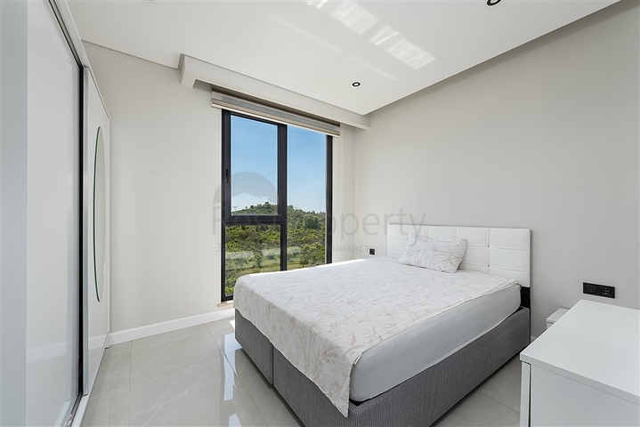 شقة 1+1 في مجمع جديد مع بنية تحتية في منطقة أوبا 