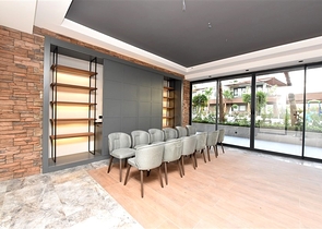 شقة 1+1 في مجمع جديد مع بنية تحتية في منطقة أوبا 