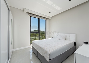 شقة 1+1 في مجمع جديد مع بنية تحتية في منطقة أوبا 