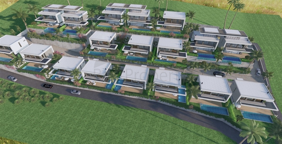 فيلا 3+1 مع مسبح خاص في منطقة كارجيجاك