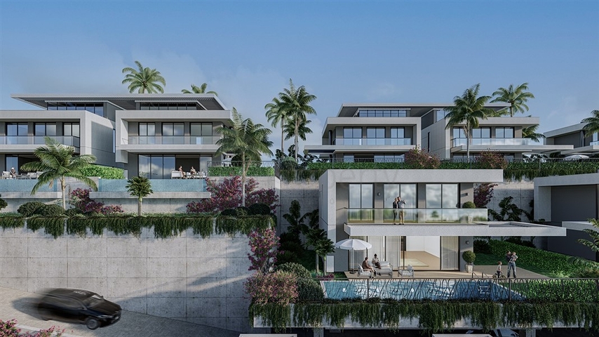 فيلا 3+1 مع مسبح خاص في منطقة كارجيجاك