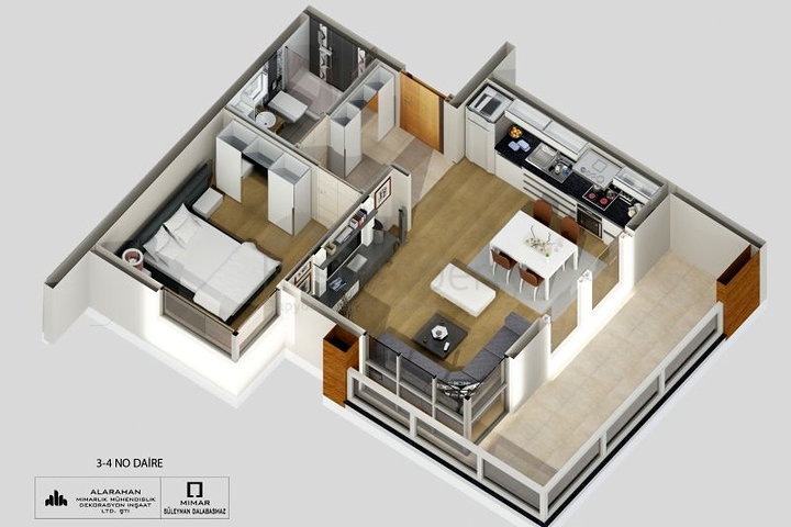 شقق بتصاميم مختلفة ضمن مجمع حديث في افسلار 