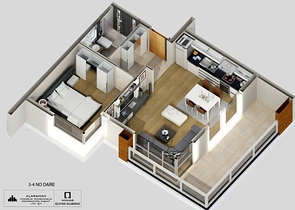 شقق بتصاميم مختلفة ضمن مجمع حديث في افسلار 