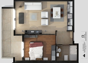 شقق بتصاميم مختلفة ضمن مجمع حديث في افسلار 