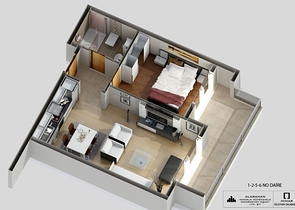 شقق بتصاميم مختلفة ضمن مجمع حديث في افسلار 