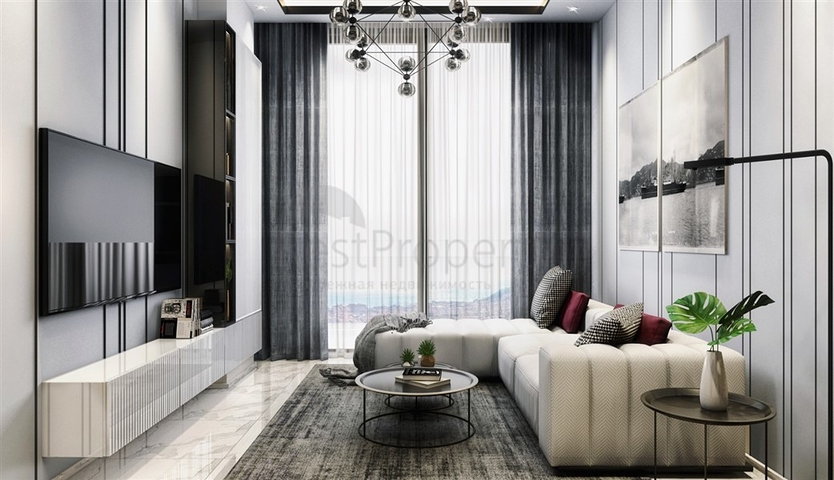 شقة 1+1 في مجمع سكني جديد في وسط ألانيا شقة 1+1 في مجمع سكني جديد في وسط ألانيا