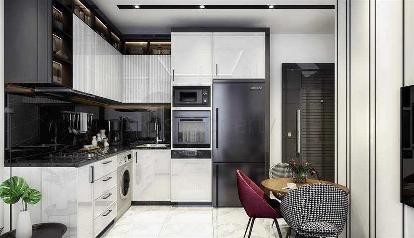 شقة 1+1 في مجمع سكني جديد في وسط ألانيا شقة 1+1 في مجمع سكني جديد في وسط ألانيا