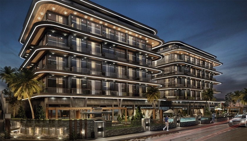 شقة 1+1 في مجمع سكني جديد في وسط ألانيا شقة 1+1 في مجمع سكني جديد في وسط ألانيا