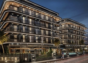 شقة 1+1 في مجمع سكني جديد في وسط ألانيا شقة 1+1 في مجمع سكني جديد في وسط ألانيا