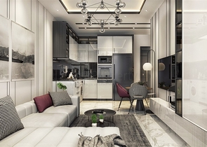 شقة 1+1 في مجمع سكني جديد في وسط ألانيا شقة 1+1 في مجمع سكني جديد في وسط ألانيا