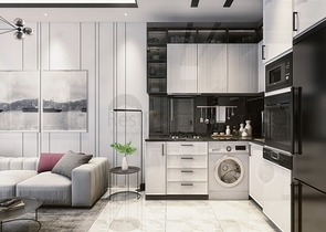 شقة 1+1 في مجمع سكني جديد في وسط ألانيا شقة 1+1 في مجمع سكني جديد في وسط ألانيا