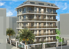 شقة 1+1 في وسط ألانيا على مسافة 200 متر من البحر شقة 1+1 في وسط ألانيا على مسافة 200 متر من البحر