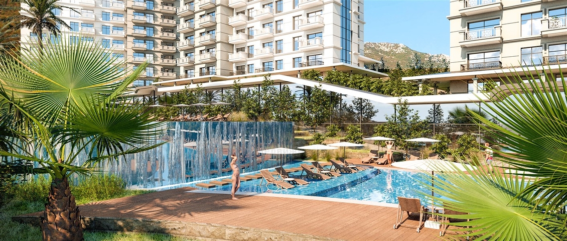 شقة 1+1 في مجمع مفهوم الفندق في منطقة محمودلار شقة 1+1 في مجمع مفهوم الفندق في منطقة محمودلار