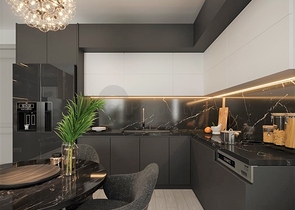 مجمع من 11 شقة في منطقة أوبا الشعبية 