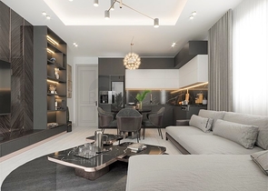 مجمع من 11 شقة في منطقة أوبا الشعبية 