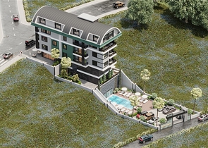 مجمع من 11 شقة في منطقة أوبا الشعبية 