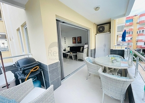 شقة 100 متر من البحر مع تخطيط 1 + 1 في منطقة النخبة من أوبا