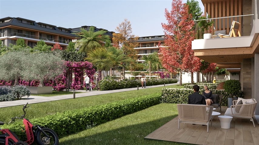 مجمع من الدرجة الممتازة مع بنية تحتية فندقية في منطقة أوبا