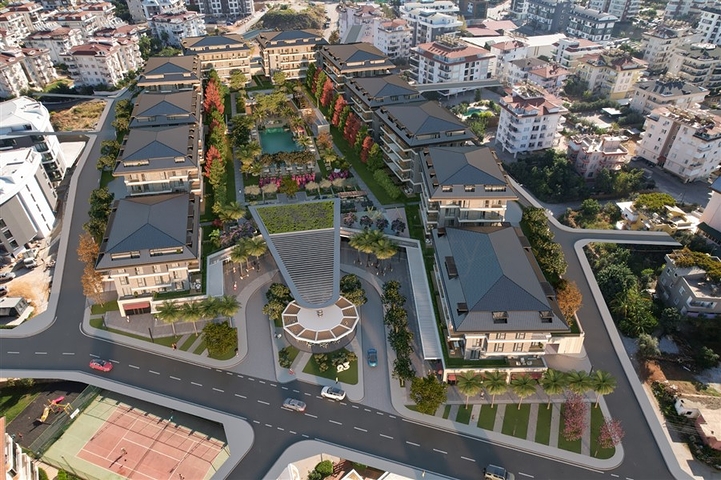 مجمع من الدرجة الممتازة مع بنية تحتية فندقية في منطقة أوبا