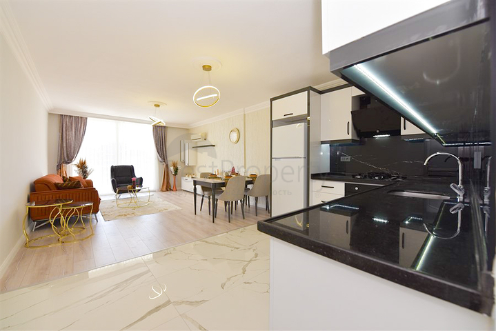 شقة 2 + 1 في منطقة أوبا