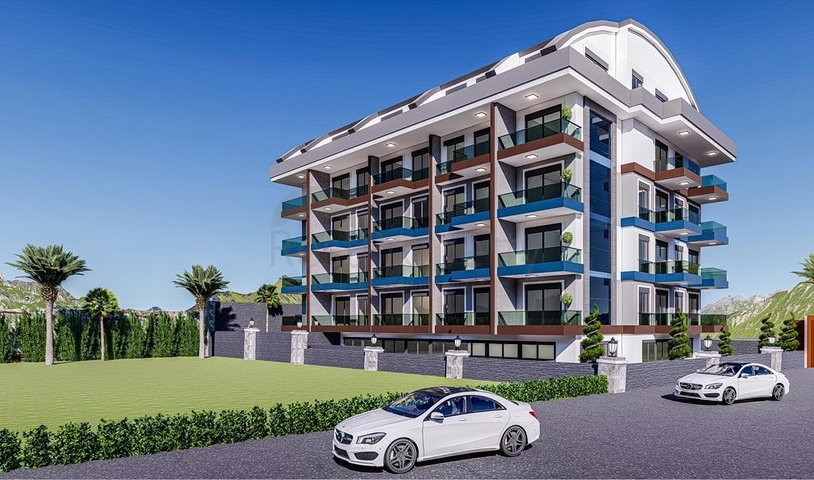 مجمع سكني 1+1 قيد الإنشاء في منطقة محمودلار