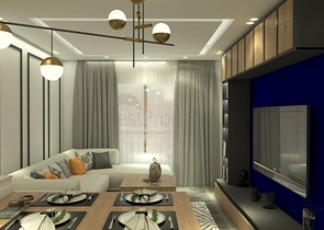 مجمع سكني 1+1 قيد الإنشاء في منطقة محمودلار