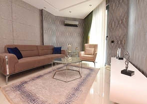 شقة مفروشة 1 + 1 على بعد 20 متر من البحر في منطقة أوبا