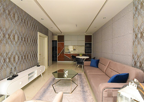 شقة مفروشة 1 + 1 على بعد 20 متر من البحر في منطقة أوبا