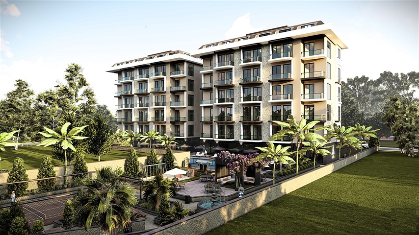 شقق في مجمع سكني جديد في منطقة كستل