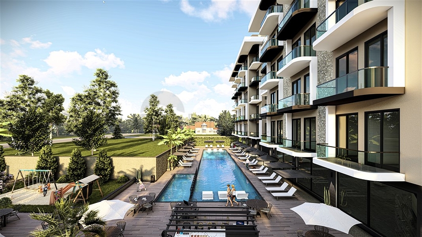 شقق في مجمع سكني جديد في منطقة كستل