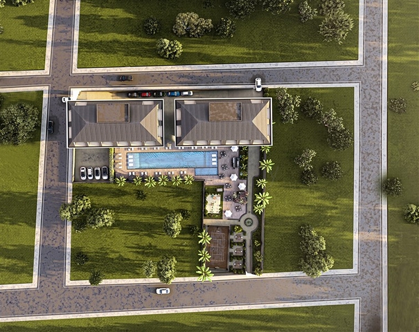 شقق في مجمع سكني جديد في منطقة كستل