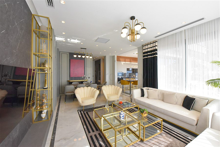 فيلا 4+1 مع إطلالة بانورامية على البحر 