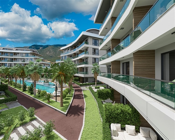 مجمع سكني مع بنية تحتية في منطقة أوبا