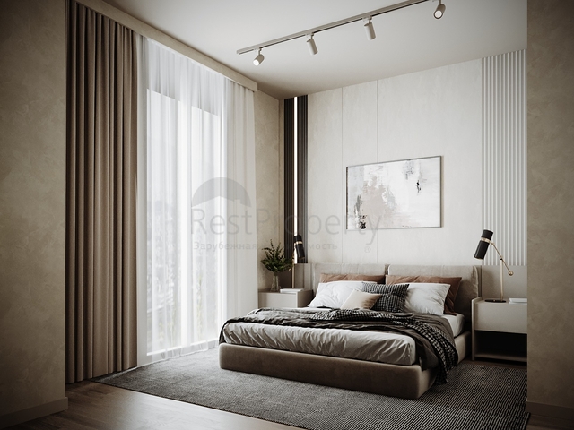 مجمع سكني حديث قيد الإنشاء في منطقة كاديكوي التجارية الجديدة