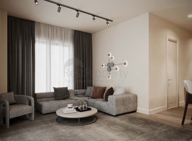 مجمع سكني حديث قيد الإنشاء في منطقة كاديكوي التجارية الجديدة