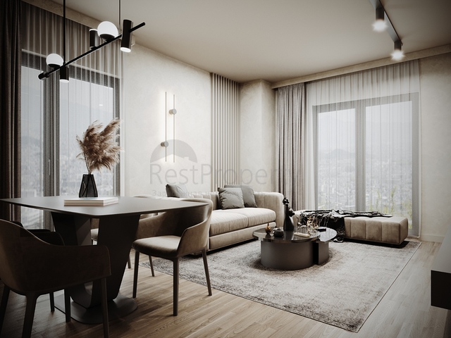 مجمع سكني حديث قيد الإنشاء في منطقة كاديكوي التجارية الجديدة