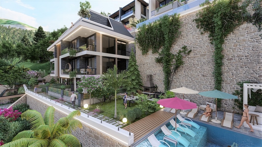 مجمع سكني مع مناظر خلابة في منطقة بكتاش