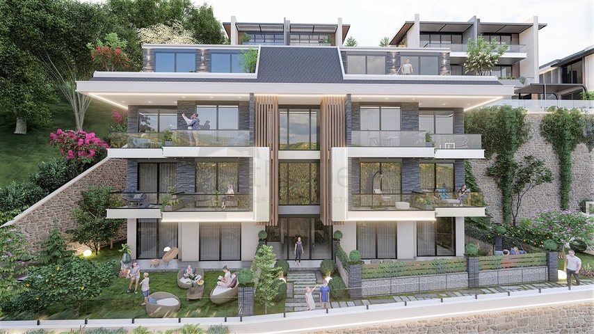 مجمع سكني مع مناظر خلابة في منطقة بكتاش