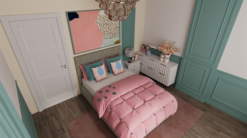 شقة 2+1 في مجمع قيد الإنشاء في منطقة أوكورجالار