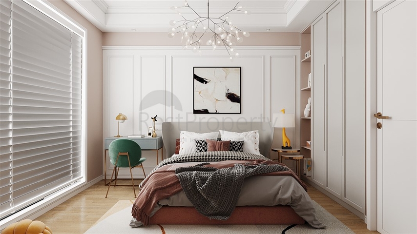 شقة 2+1 في مجمع قيد الإنشاء في منطقة أوكورجالار