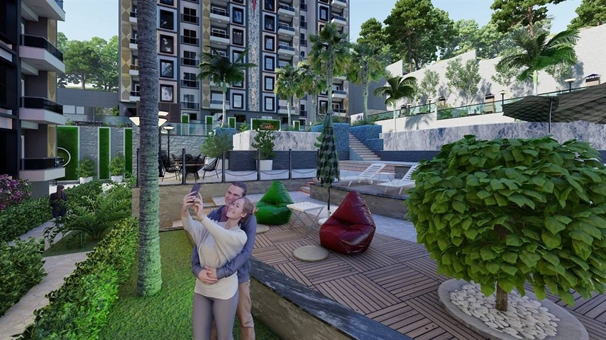 شقة 2+1 في مجمع قيد الإنشاء في منطقة أوكورجالار