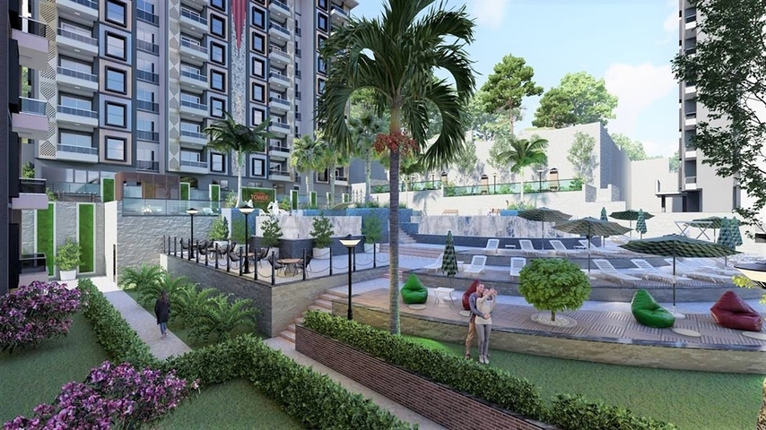 شقة 2+1 في مجمع قيد الإنشاء في منطقة أوكورجالار