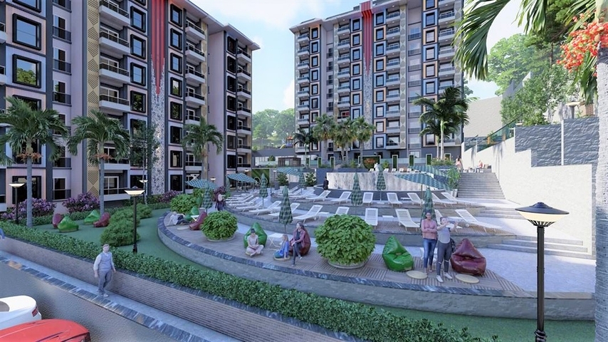 شقة 2+1 في مجمع قيد الإنشاء في منطقة أوكورجالار