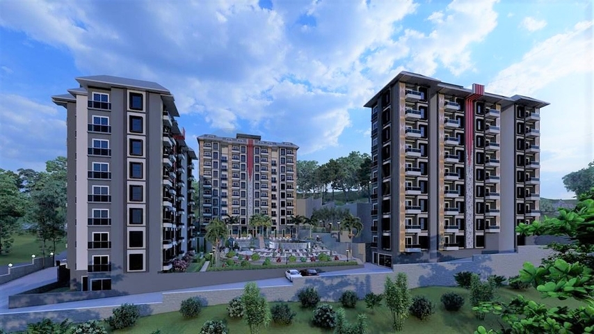 شقة 2+1 في مجمع قيد الإنشاء في منطقة أوكورجالار